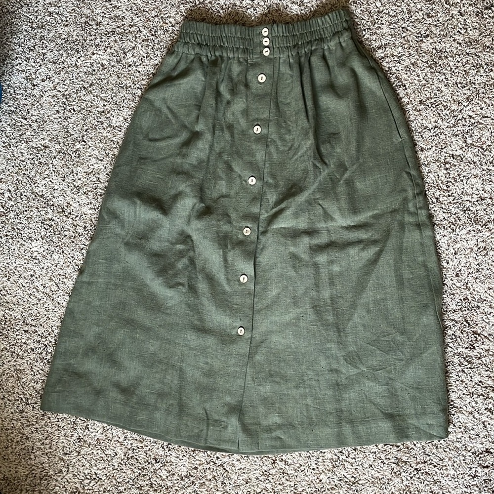notPERFECTLINEN Skirt - Picture 3 of 10